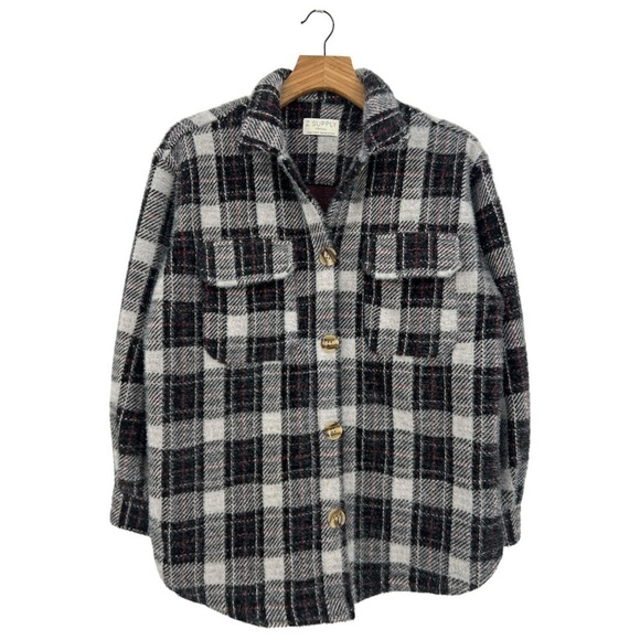 Z Supply Plaid Tucker Jacket Shacket Size XS XSmall - Picture 5 of 12